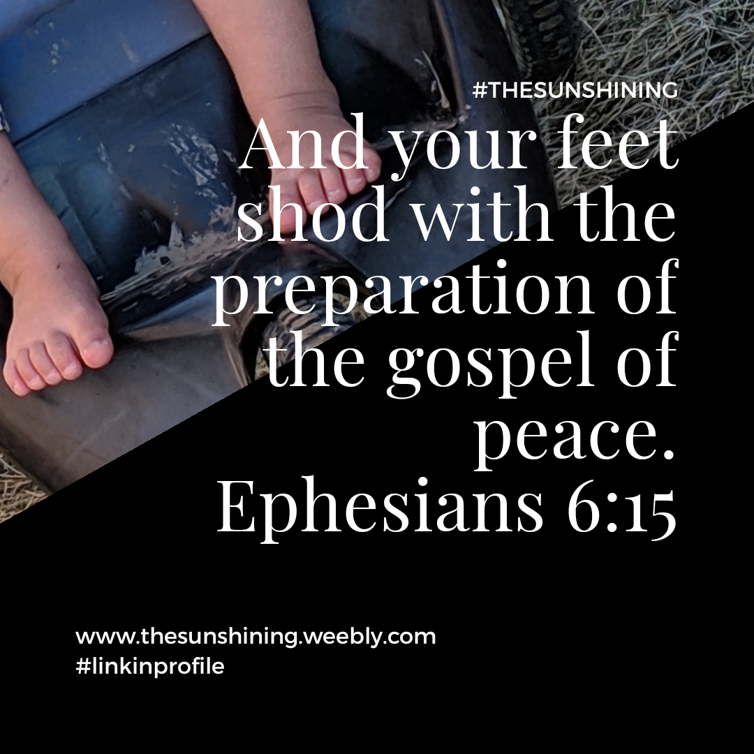 feet shod with the gospel